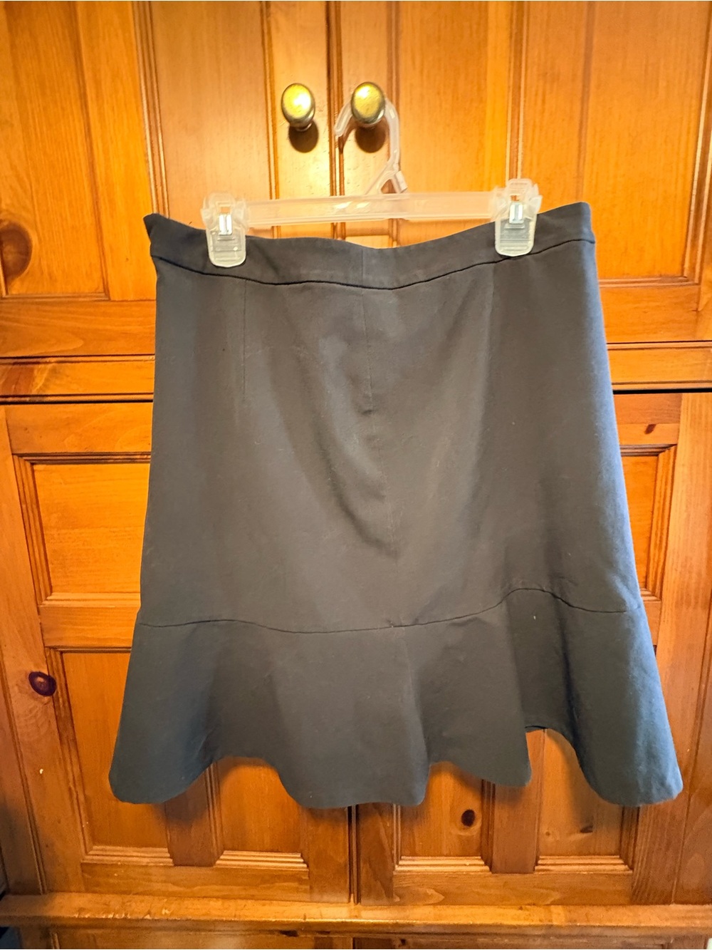 Bar III Black A-Line Flared Skirt